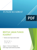 Fungsi Kuadrat