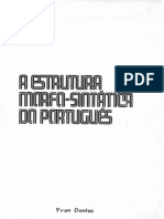 A Estrutura Morfo-Sintática Do Português Aplicação Do Estruturalismo Linguístico by José Rebouças Macambira