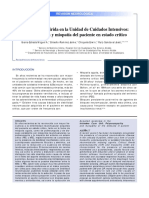 Debilidad Adquirida en La Unidad de Cuidados Intensivos Polineuropaitas y Miopatias Del Paciente en Estado Critico