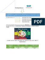 Dislipidemia: alteraciones lípidos sangre