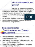 Competencies For: Environmental and Energy Management