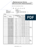 Chip Ferrite Bead Specification Sheet