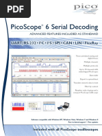 Picoscope 6 Serial Decoding: Uart/Rs-232 - I C - I S - Spi - Can - Lin - Flexray