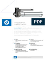 Core Pull Cylinder in Casting Machine