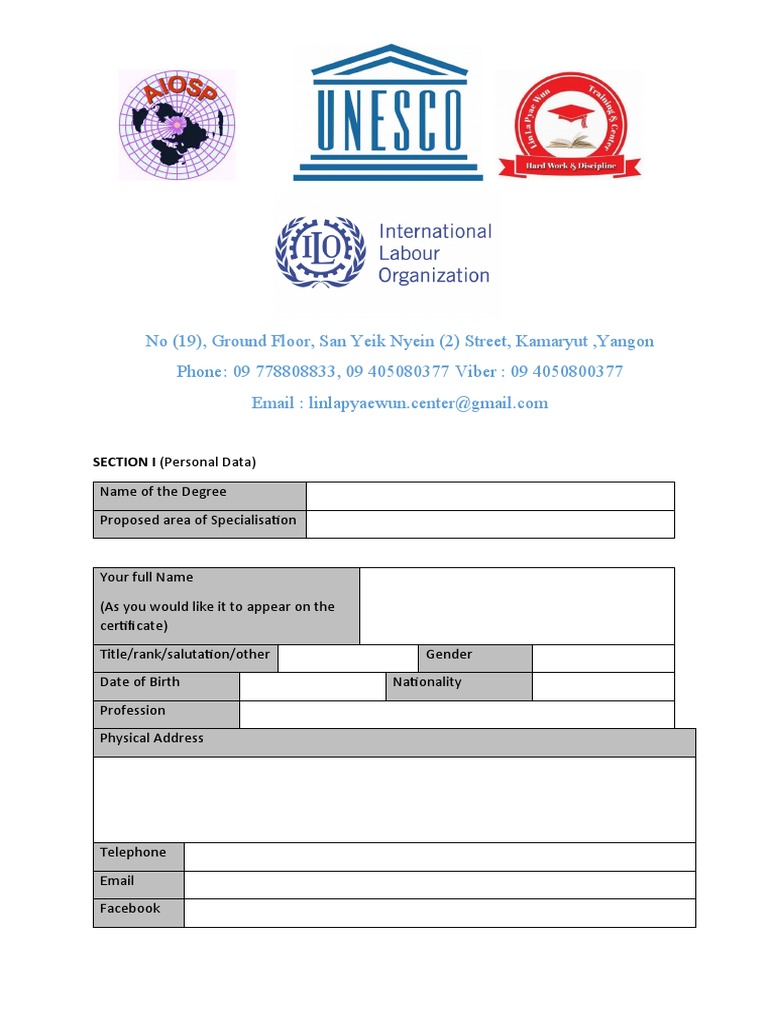 Bachelor and Master Form Making | PDF | Career & Growth