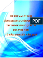 Tổng hợp đề và lời giải đề chọn đội tuyển TST Việt Nam 2011-2018