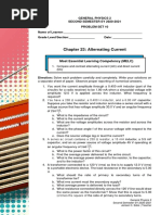 Chapter 23: Alternating Current
