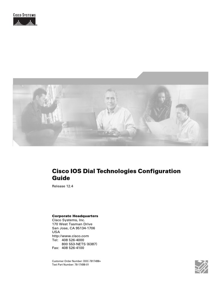 Cisco IOS Dial Technologies Configuration Guide, Release 12.4 | PDF ...