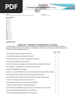 Answer Sheets in ENTREPRENERSHIP 10