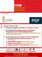 Rakortas Evaluasi PPKM Mikro 29 Juni 2021 Upd.10.50