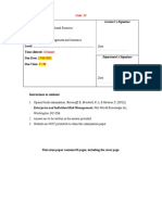 (Risk Management and Insurance 1) Exam Questions Code 3