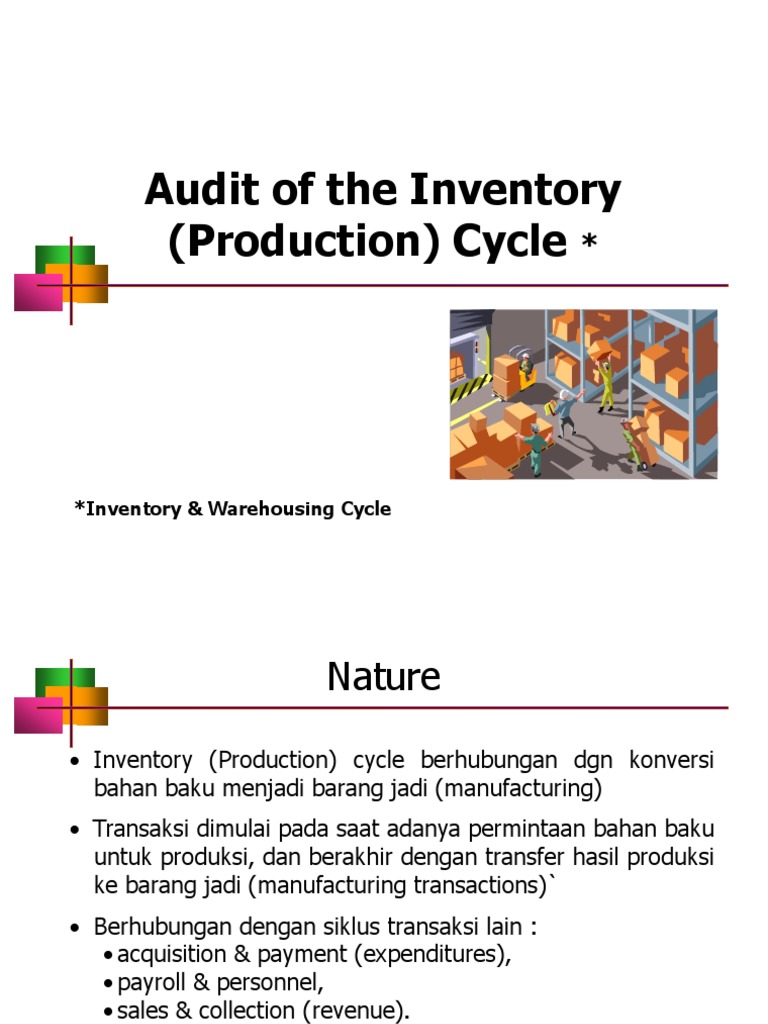 Inventory Cycle | PDF | Inventory | Audit