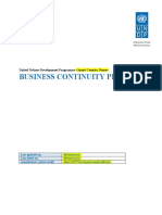 AC - Business Continuity Management - BCP COs Business Continuity Plan