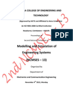 2nd NCMSES Proceedings