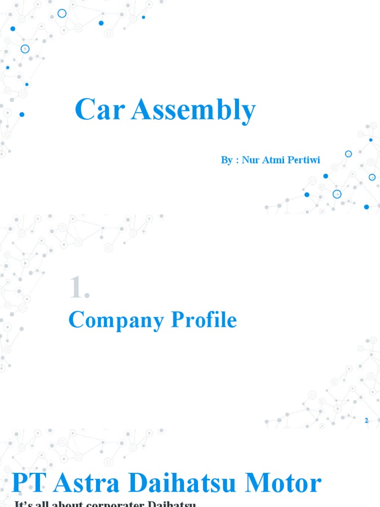 Car Assembly Process at Daihatsu | PDF