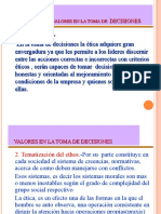 Tema Nº3 - Valores en La Toma de Decisiones