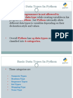 Basic Data Types in Python