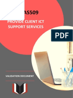 ICTSAS509: Provide Client Ict Support Services