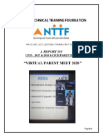 "Virtual Parent Meet 2020 ": Nettur Technical Training Foundation