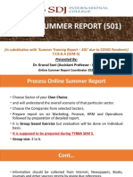 Online Summer Report