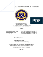 Design of LPG Refrigeration System: June 2021