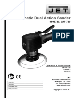 Pneumatic Dual Action Sander: Operation & Parts Manual