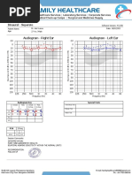 Audiogram Report Template and Format | PDF | Audiology ...