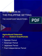 Exte Sion in The Philippine Setting