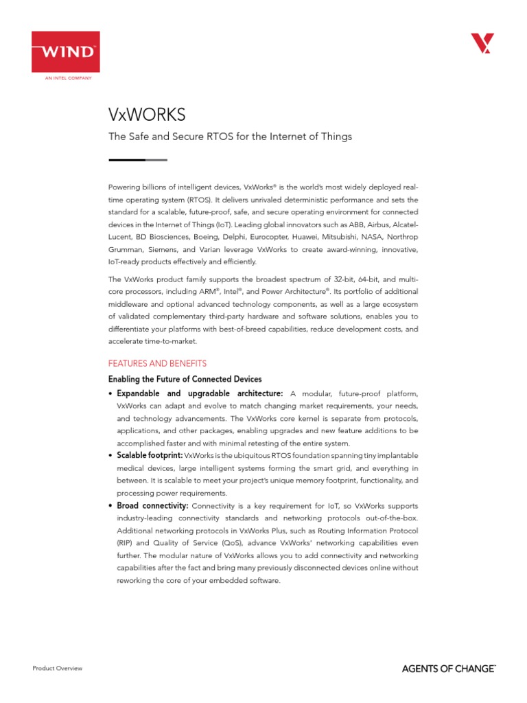VxWorks 7 Product Overview | PDF | Java (Programming Language ...