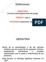 Primera Clase Geriatria