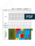 Clinical Rotation Plan 2nd Yr. BSC NSG