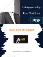 Enterpreneurship Reza Nurhilman