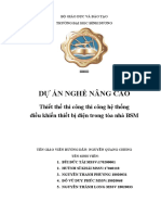 Dự Án Nghề Nâng Cao: Thiết thế thi công thi công hệ thống điều khiển thiết bị điện trong tòa nhà BSM