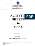 EPP 5 - 1st Quarter Activity Sheets