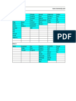 Some Commonly Used Verbs Row 1