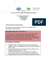 UNAMID Gender Adviser Job in Darfur
