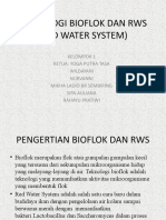 Teknologi Bioflok Dan RWS (Red Water System
