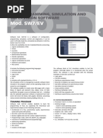 Mod. SW7/EV: PLC Programming, Simulation and Supervision Software