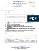 Ltr. 1704-Re-Concurrence On 11KV SPBD Terminal Drawing, Rev.C-Regarding