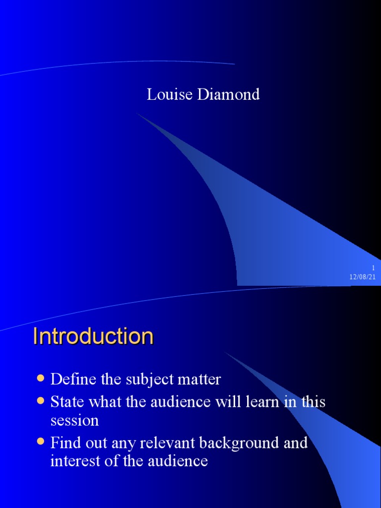 Training Session Overview and Agenda | PDF | Career & Growth
