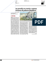 Giardino pensile tra storia e cultura a Palazzo Battiferri - Il Corriere Adriatico del 5 luglio 2021