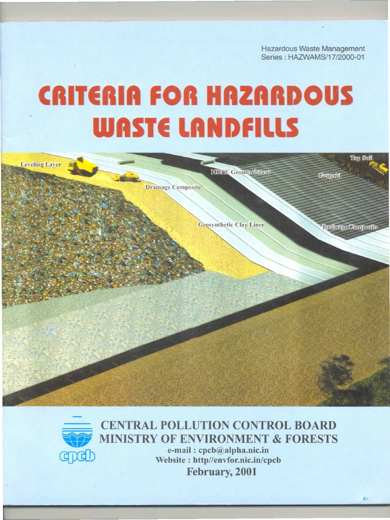 Criteria For Hazardous Waste Landfills PDF
