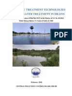Alternative Treatment Technologies For Wastewater Treatment in Drains