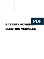 battery powered electric vehicles