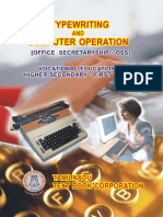 StdXI Voc Typewriting and Computer Operation EM 1