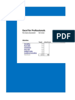 Excel for Professionals Assessment