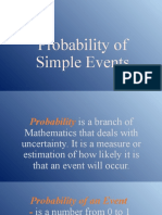 Probability On Simple Events