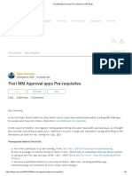 Fiori MM Approval Apps Pre-Requisites