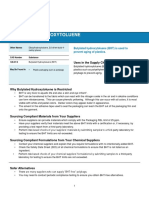 Butylated Hydroxytoluene: Uses in The Supply Chain