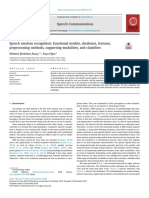 Speech Emotion Recognition Emotional Models Databases Feat 2020 Speech Co